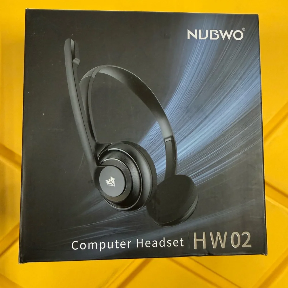 HW02 Black Computer Headset